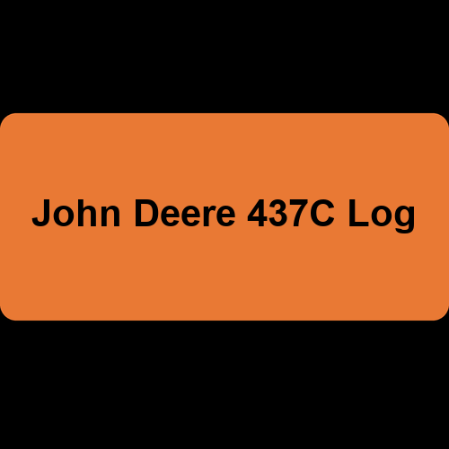 John Deere 437C Log